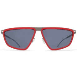 Mykita Sunglasses & Eyewear-- Tribe - Mylon - Red Graphite Dark Grey - Mylon Collection - Sunglasses - Eyewear - Avvenice