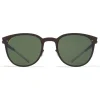 Mykita Sunglasses & Eyewear-- Truman - NO1 - Dark Brown Green - Metal Collection - Sunglasses - Eyewear - Avvenice