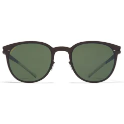 Mykita Sunglasses & Eyewear-- Truman - NO1 - Dark Brown Green - Metal Collection - Sunglasses - Eyewear - Avvenice