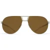 Mykita Sunglasses & Eyewear-- Wilder - NO1 - Black Brown Silver - Metal Collection - Sunglasses - Eyewear - Avvenice