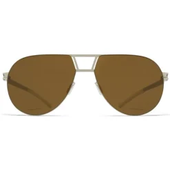 Mykita Sunglasses & Eyewear-- Wilder - NO1 - Black Brown Silver - Metal Collection - Sunglasses - Eyewear - Avvenice