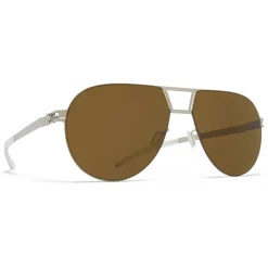 Mykita Sunglasses & Eyewear-- Wilder - NO1 - Black Brown Silver - Metal Collection - Sunglasses - Eyewear - Avvenice