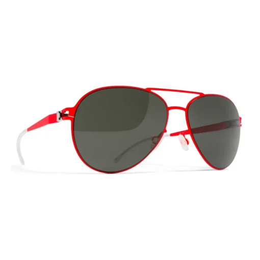 Mykita Sunglasses & Eyewear-- Woodpecker - First - Red Black - Metal Collection - Sunglasses - Eyewear - Avvenice