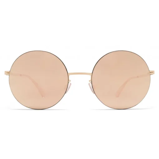 Mykita Sunglasses & Eyewear-- Yoko - Round Metal Sunglasses - New Collection - Eyewear - Avvenice