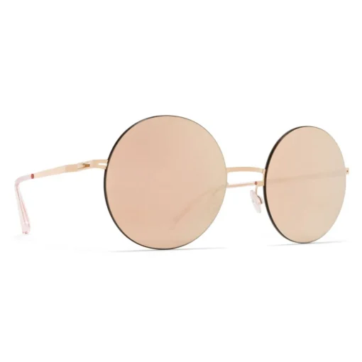 Mykita Sunglasses & Eyewear-- Yoko - Round Metal Sunglasses - New Collection - Eyewear - Avvenice