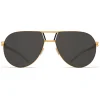 Mykita Sunglasses & Eyewear-- Zane - NO1 - Black Dark Grey - Metal Collection - Sunglasses - Eyewear - Avvenice