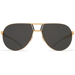 Mykita Sunglasses & Eyewear-- Zane - NO1 - Black Dark Grey - Metal Collection - Sunglasses - Eyewear - Avvenice
