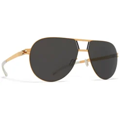 Mykita Sunglasses & Eyewear-- Zane - NO1 - Black Dark Grey - Metal Collection - Sunglasses - Eyewear - Avvenice