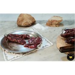 Nero di Calabria Salami & Cheeses-- Sausage Natural - Artisan Cured Meat - Calabria Tradition - 340 g - Avvenice