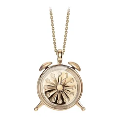 NESS1 Installations|Necklaces-- Alarm Necklace 9kt Rose Gold and Diamond - Time Collection - Handcrafted Necklace - High Quality Luxury - Avvenice