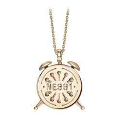 NESS1 Installations|Necklaces-- Alarm Necklace 9kt Rose Gold and Diamond - Time Collection - Handcrafted Necklace - High Quality Luxury - Avvenice