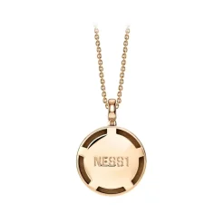 NESS1 Installations|Necklaces-- M.D.M.A Necklace 9Kt Rose Gold and Diamond - Drug Collection - Handcrafted Necklace - High Quality Luxury - Avvenice