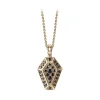 NESS1 Installations|Necklaces-- Pocket Coffin Necklace 18kt Rose Gold and Diamonds - Time Collection - Handcrafted Necklace - High Quality Luxury - Avvenice