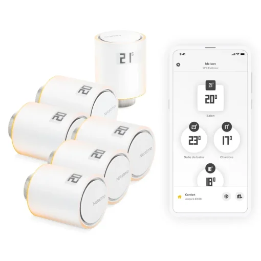 Netatmo Smart Home-- 6 Additional Valves - Intelligent Valves - Avvenice