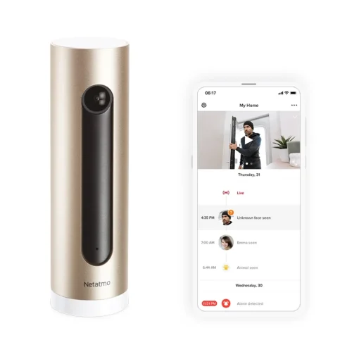 Netatmo Smart Home-- Outdoor Camera with Siren and Indoor Camera - Security Camera - Avvenice