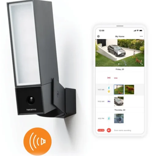 Netatmo Smart Home-- Outdoor Camera with Siren and Indoor Camera - Security Camera - Avvenice
