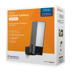 Netatmo Smart Home-- Smart Outdoor Camera with Siren - Black - Intelligent Camera - Avvenice