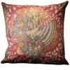 Venetian Reflections by Nicolao Furnishings-Nicolao Atelier - Rubelli Silk Cushion - Peacock Motif - Pillow - Made in Italy - Luxury Exclusive Collection - Avvenice