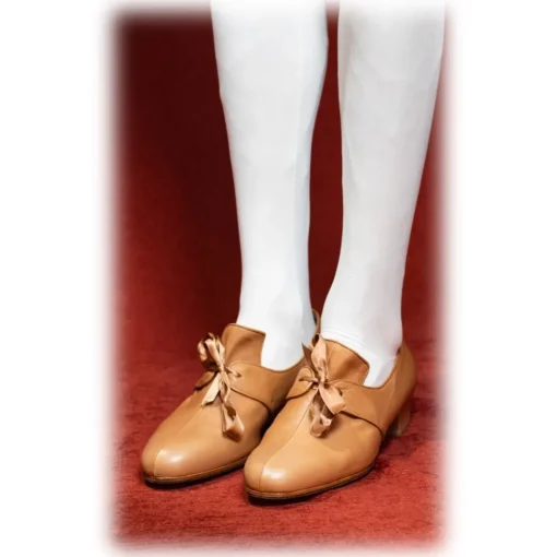 Venetian Reflections by Nicolao Shoes-Nicolao Atelier - Shoe '700 - Man Cognac Color - Shoe - Made in Italy - Luxury Exclusive Collection - Avvenice