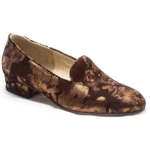Venetian Reflections by Nicolao Slippers-Nicolao Atelier - Slipper Shoe - Woman Brown Color - Shoe - Made in Italy - Luxury Exclusive Collection - Avvenice