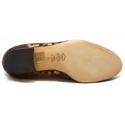 Venetian Reflections by Nicolao Slippers-Nicolao Atelier - Slipper Shoe - Woman Brown Color - Shoe - Made in Italy - Luxury Exclusive Collection - Avvenice