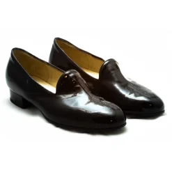 Venetian Reflections by Nicolao Slippers-Nicolao Atelier - Slipper Shoe - Man Black Color (Varnish) - Shoe - Made in Italy - Luxury Exclusive Collection - Avvenice