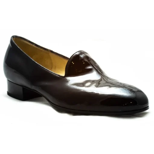 Venetian Reflections by Nicolao Slippers-Nicolao Atelier - Slipper Shoe - Man Black Color (Varnish) - Shoe - Made in Italy - Luxury Exclusive Collection - Avvenice