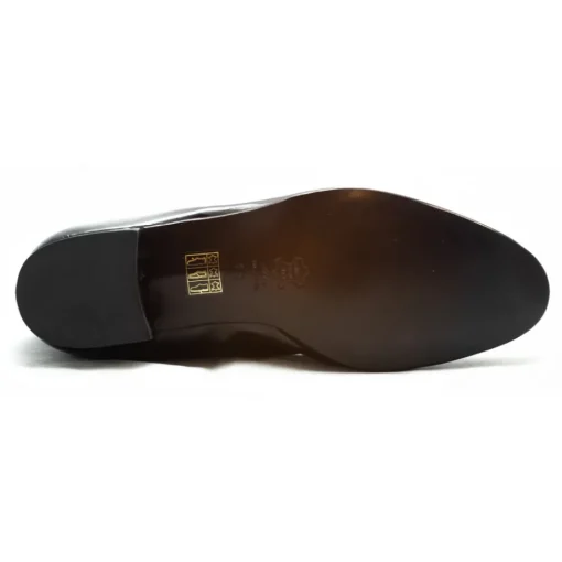 Venetian Reflections by Nicolao Slippers-Nicolao Atelier - Slipper Shoe - Man Black Color (Varnish) - Shoe - Made in Italy - Luxury Exclusive Collection - Avvenice