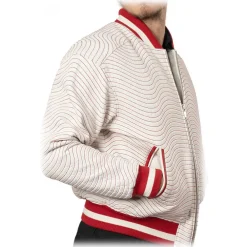 Noblesse Oblige - Monte-Carlo Jackets-- MCW - Red White - Coat - Jacket - Luxury Exclusive Collection - Avvenice