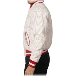 Noblesse Oblige - Monte-Carlo Jackets-- MCW - Red White - Coat - Jacket - Luxury Exclusive Collection - Avvenice