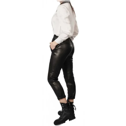 Noblesse Oblige - Monte-Carlo Trousers-- Izpan - Black - Pants - Luxury Exclusive Collection - Avvenice