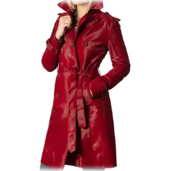 Noblesse Oblige - Monte-Carlo Jackets-- Rodisia - Trench - Rouge - Trench - Coat - Jacket - Luxury Exclusive Collection - Avvenice