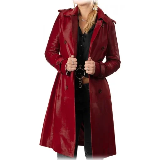 Noblesse Oblige - Monte-Carlo Jackets-- Rodisia - Trench - Rouge - Trench - Coat - Jacket - Luxury Exclusive Collection - Avvenice