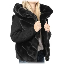 Noblesse Oblige - Monte-Carlo Jackets-- Q27 - Black - Coat - Jacket - Luxury Exclusive Collection - Avvenice