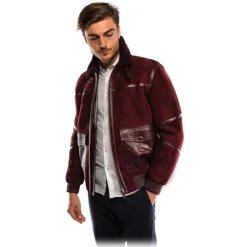 Noblesse Oblige - Monte-Carlo Jackets-- Hoker - Burgundy - Coat - Jacket - Luxury Exclusive Collection - Avvenice