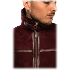 Noblesse Oblige - Monte-Carlo Jackets-- Hoker - Burgundy - Coat - Jacket - Luxury Exclusive Collection - Avvenice