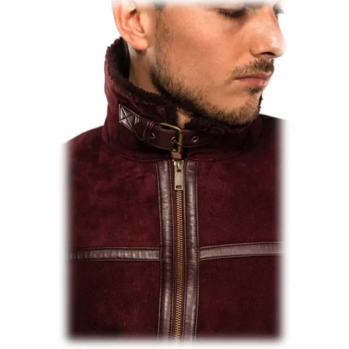 Noblesse Oblige - Monte-Carlo Jackets-- Hoker - Burgundy - Coat - Jacket - Luxury Exclusive Collection - Avvenice