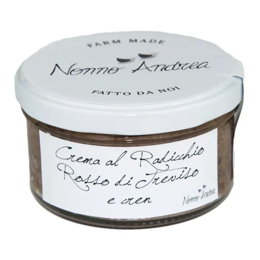 Nonno Andrea Preserved Foods-- Radicchio Rosso of Treviso I.G.P. Cream with Horseradish - Creams Organic - Avvenice