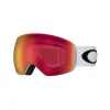 Oakley Ski Googles-- Flight Deck™ L - Prizm Snow Torch Iridium - Matte White - Snow Goggles - Eyewear - Avvenice