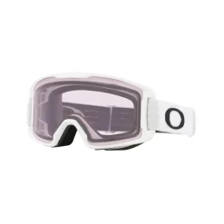 Oakley Ski Googles-- Line Miner™ Youth - Prizm Snow Clear - Matte White - Snow Goggles - Eyewear - Avvenice