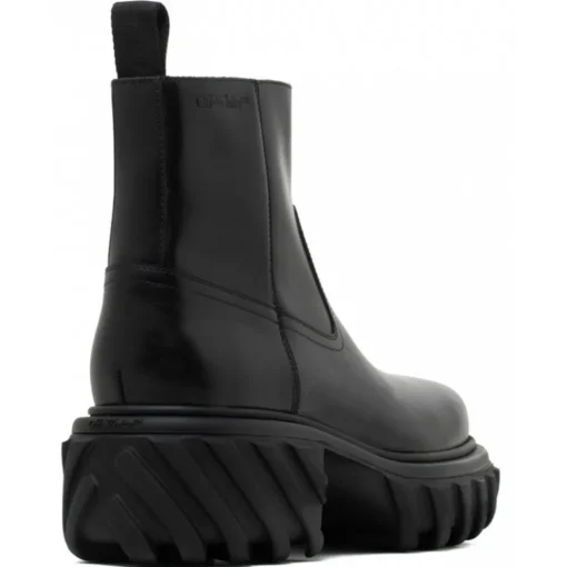 Off-White Shoes-- Black Exploration Motor Boots - Exclusive Luxury Collection - Avvenice