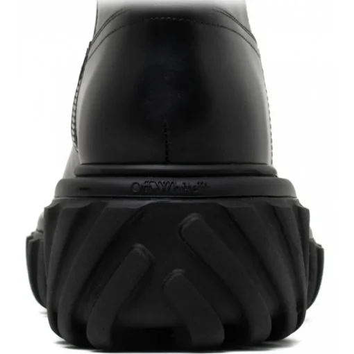 Off-White Shoes-- Black Exploration Motor Boots - Exclusive Luxury Collection - Avvenice