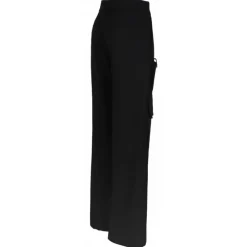 Off-White Trousers-- Black Wo Gab Toybox Cargo Trousers - Exclusive Luxury Collection - Avvenice