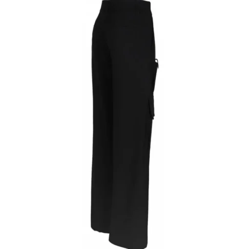 Off-White Trousers-- Black Wo Gab Toybox Cargo Trousers - Exclusive Luxury Collection - Avvenice
