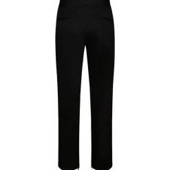 Off-White Trousers-- Black Wool Trousers - Exclusive Luxury Collection - Avvenice