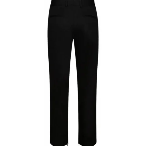 Off-White Trousers-- Black Wool Trousers - Exclusive Luxury Collection - Avvenice