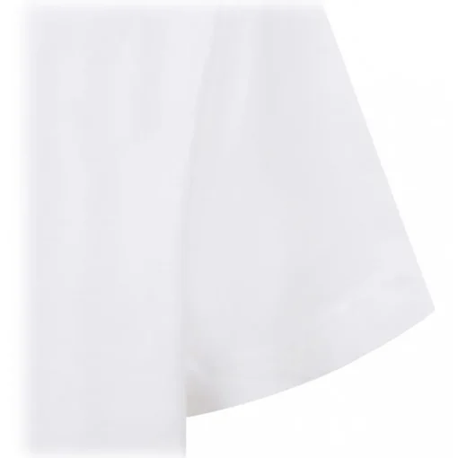 Off-White T-shirt-- White Logo Print T-Shirt - Exclusive Luxury Collection - Avvenice