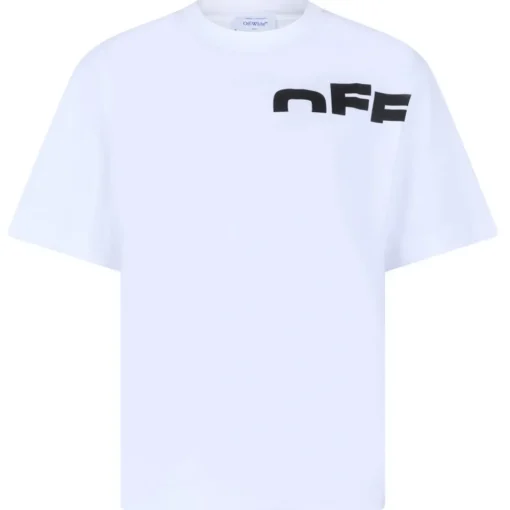 Off-White T-shirt-- White Shared Logo T-Shirt - Exclusive Luxury Collection - Avvenice