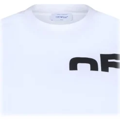 Off-White T-shirt-- White Shared Logo T-Shirt - Exclusive Luxury Collection - Avvenice