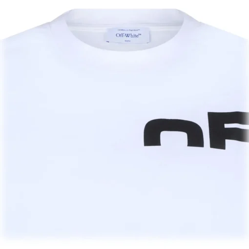 Off-White T-shirt-- White Shared Logo T-Shirt - Exclusive Luxury Collection - Avvenice